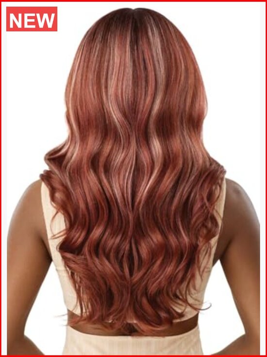 Synthetic Lace Front Wig with Melted Hairline, Glueless, Wavy 150% Density main image 4